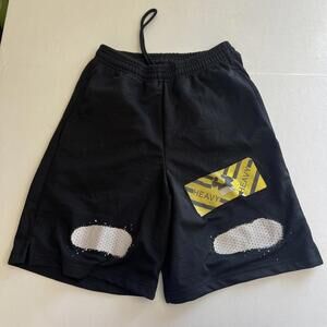 off-white Diagonal Brushed Mesh Shorts XS Mirror Mirror HEAVY